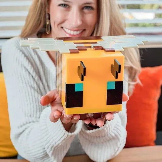 Minecraft-Inspired Bee Night Light – Creative LED Home Decor